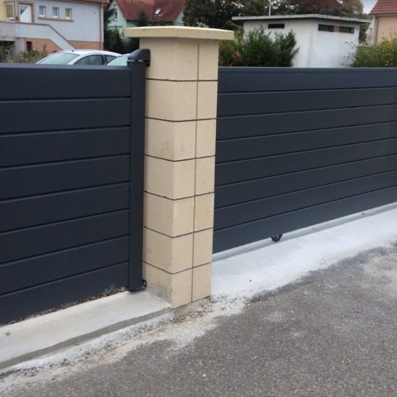 13 800X800 | Procloture Portails et portillons en aluminium plein Kingersheim 5