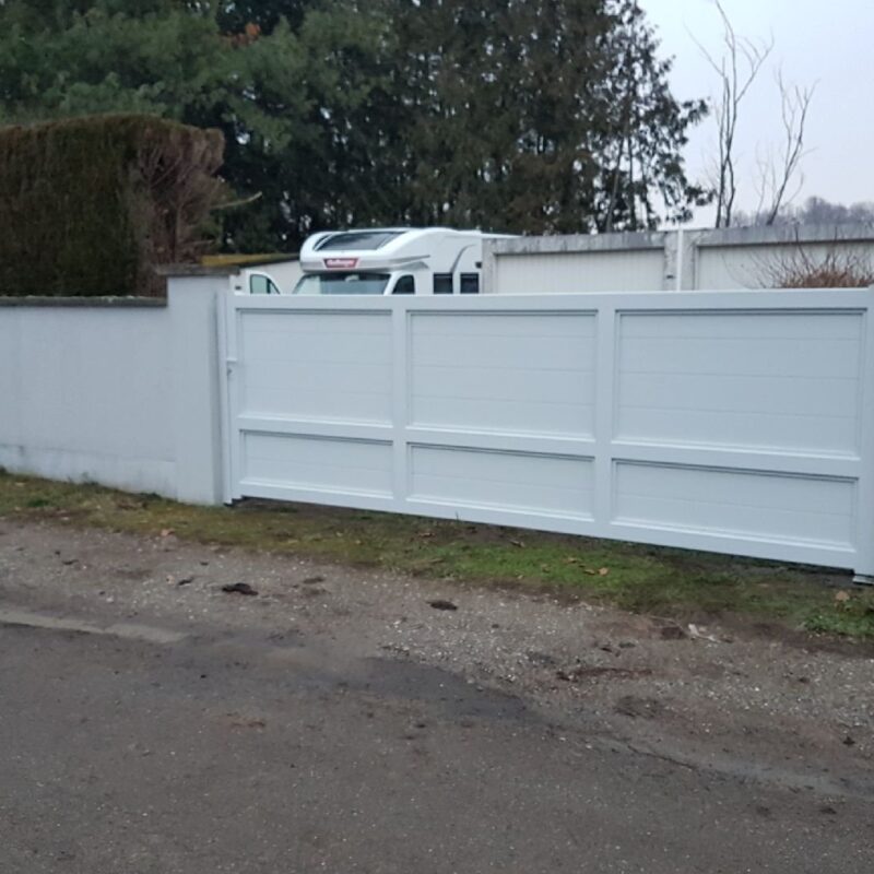 PORTILLON ALU 4 800X800 | Procloture Portails et portillons en aluminium plein Illzach 12