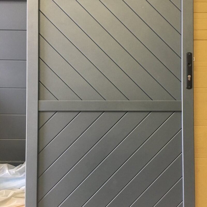 PORTILLON ALU 5 800X800 | Procloture Portails et portillons en aluminium plein Wittelsheim 10
