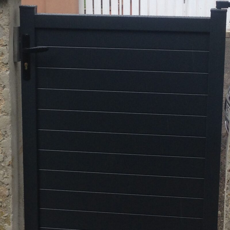 PORTILLON MARGAUX 800X800 | Procloture Portails et portillons en aluminium plein Wittenheim 15